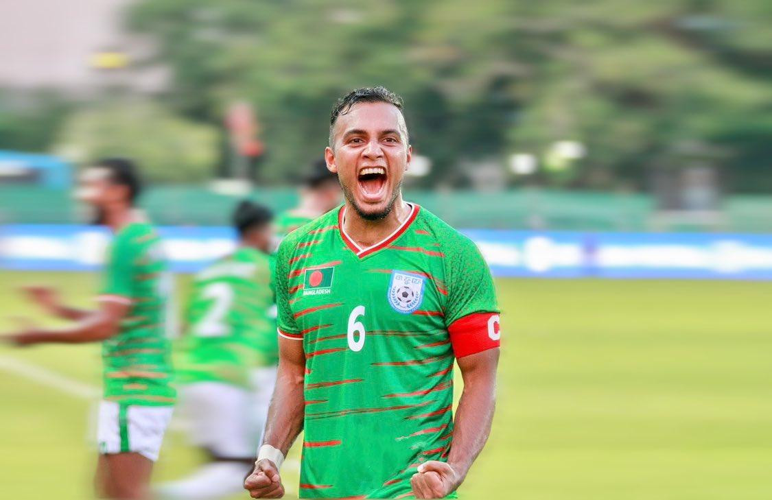 Jamal Bhuyan, el capitán de Bangladesh. Foto: Twitter @Jamal_Bhuyan.