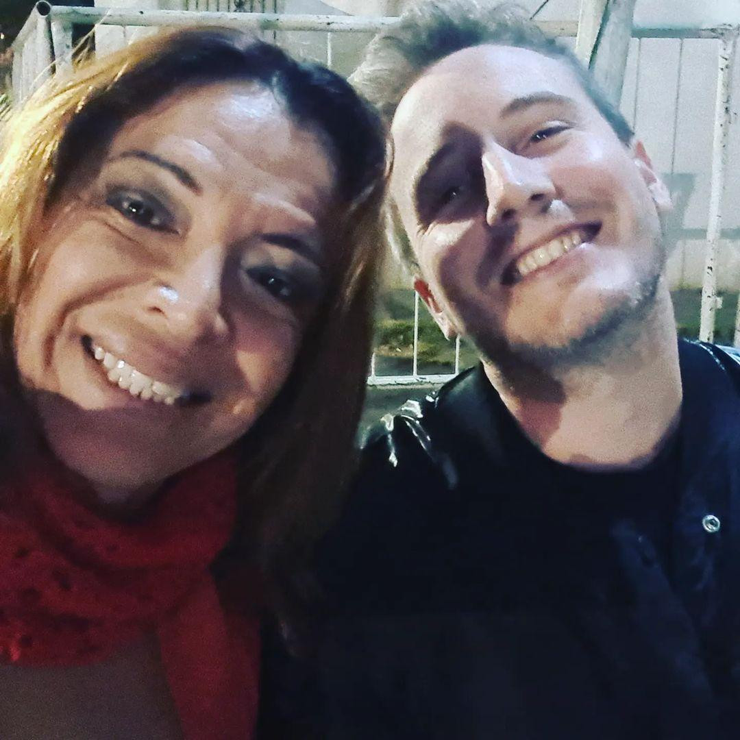 La pareja. Foto Instagram @lizytagliani.