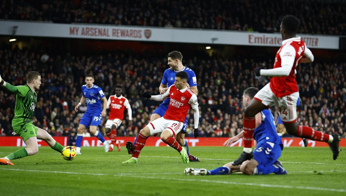 Arsenal vs Everton, Premier League. Foto: REUTERS