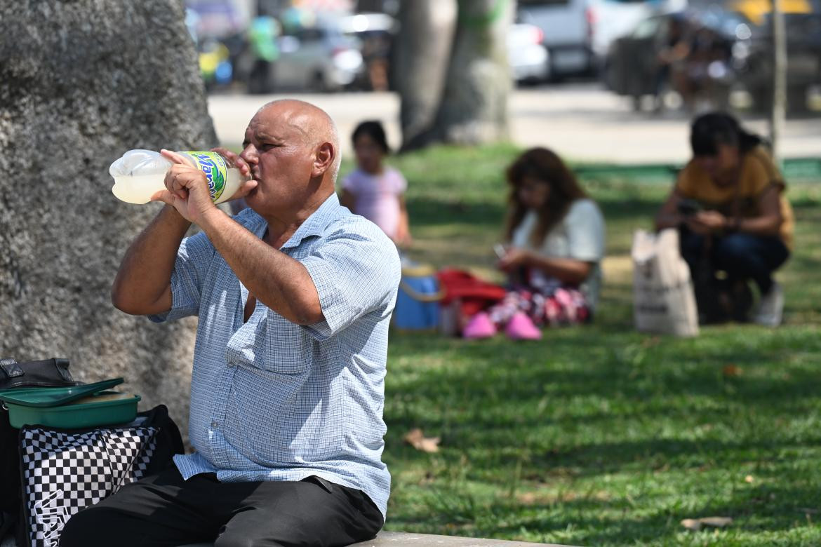 Ola de calor, Ciudad de Buenos Aires. Foto: Télam