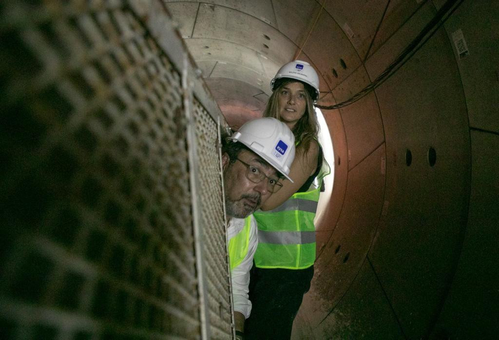 Malena Galmarini recorrió los avances de la obra de Sistema Agua Sur junto a las autoridades de CAF​