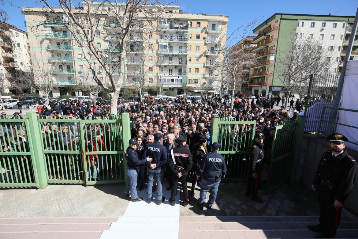 Tributos a los inmigrantes afectados. Foto: EFE. 