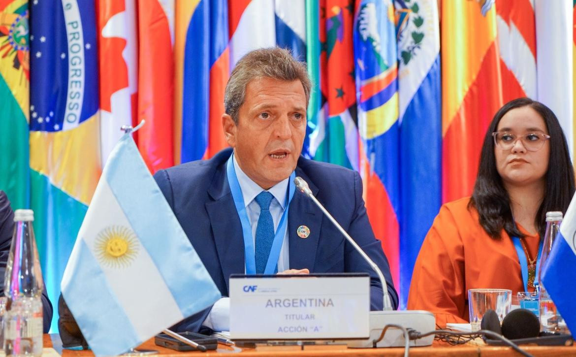 Sergio Massa, CAF, Foto Presidencia de la Nación