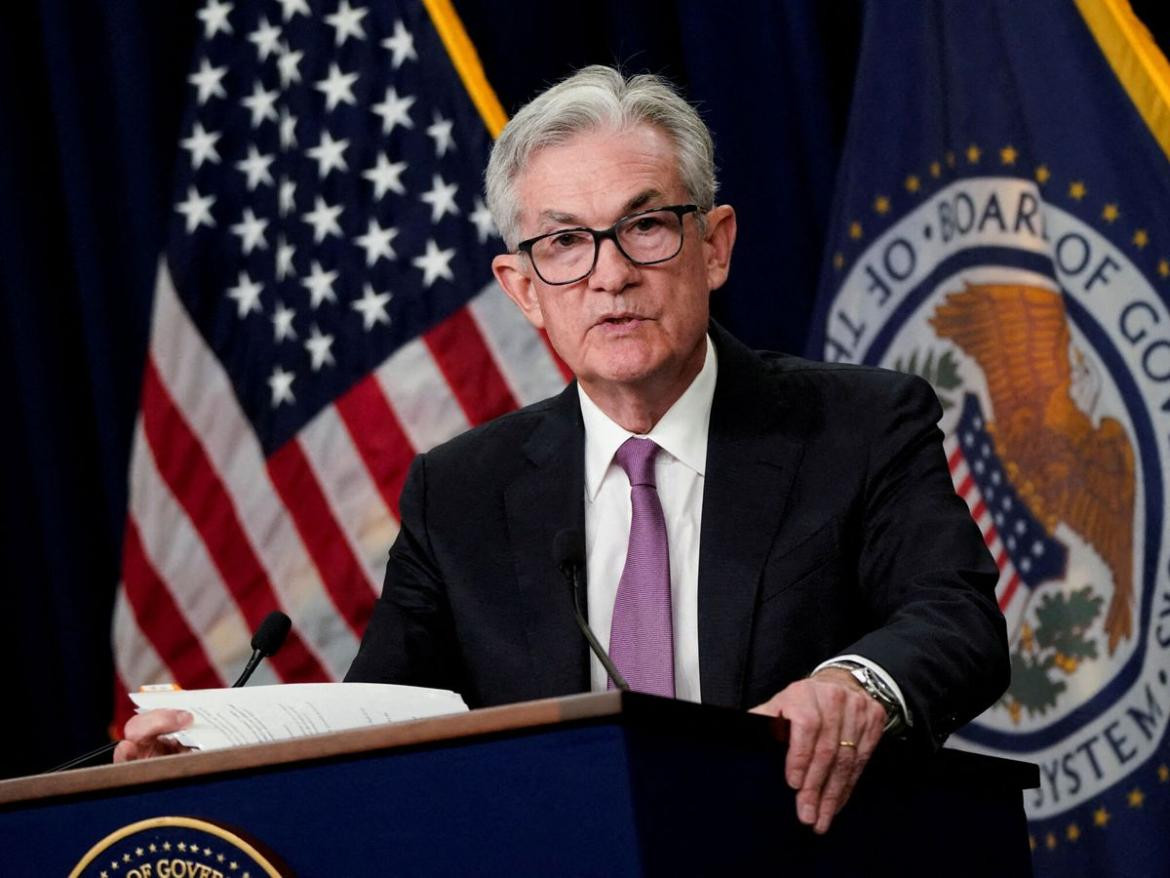 Presidente de la Reserva Federal estadounidense (FED), Jerome Powell. Foto: REUTERS