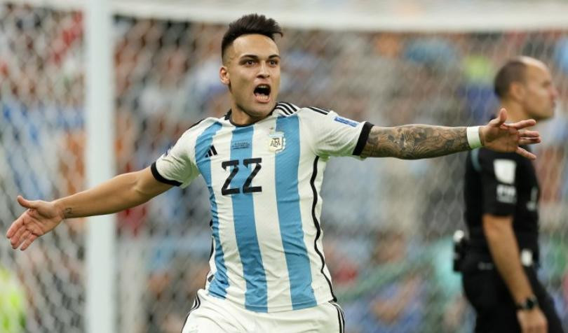 Lautaro Martínez, Selección Argentina. Foto: NA