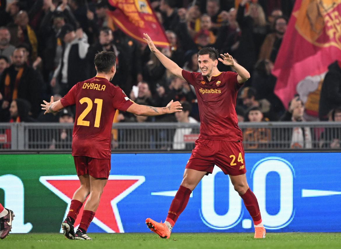 Paulo Dybala; Roma-Real Sociedad. Foto: Reuters.