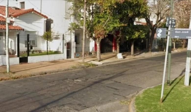 Lugar donde asesinaron a la jubilada en San Isidro. Foto: NA