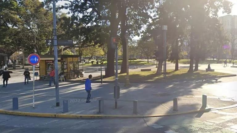 El lugar donde fue baleado en menor en Constitución. Foto: Google Maps