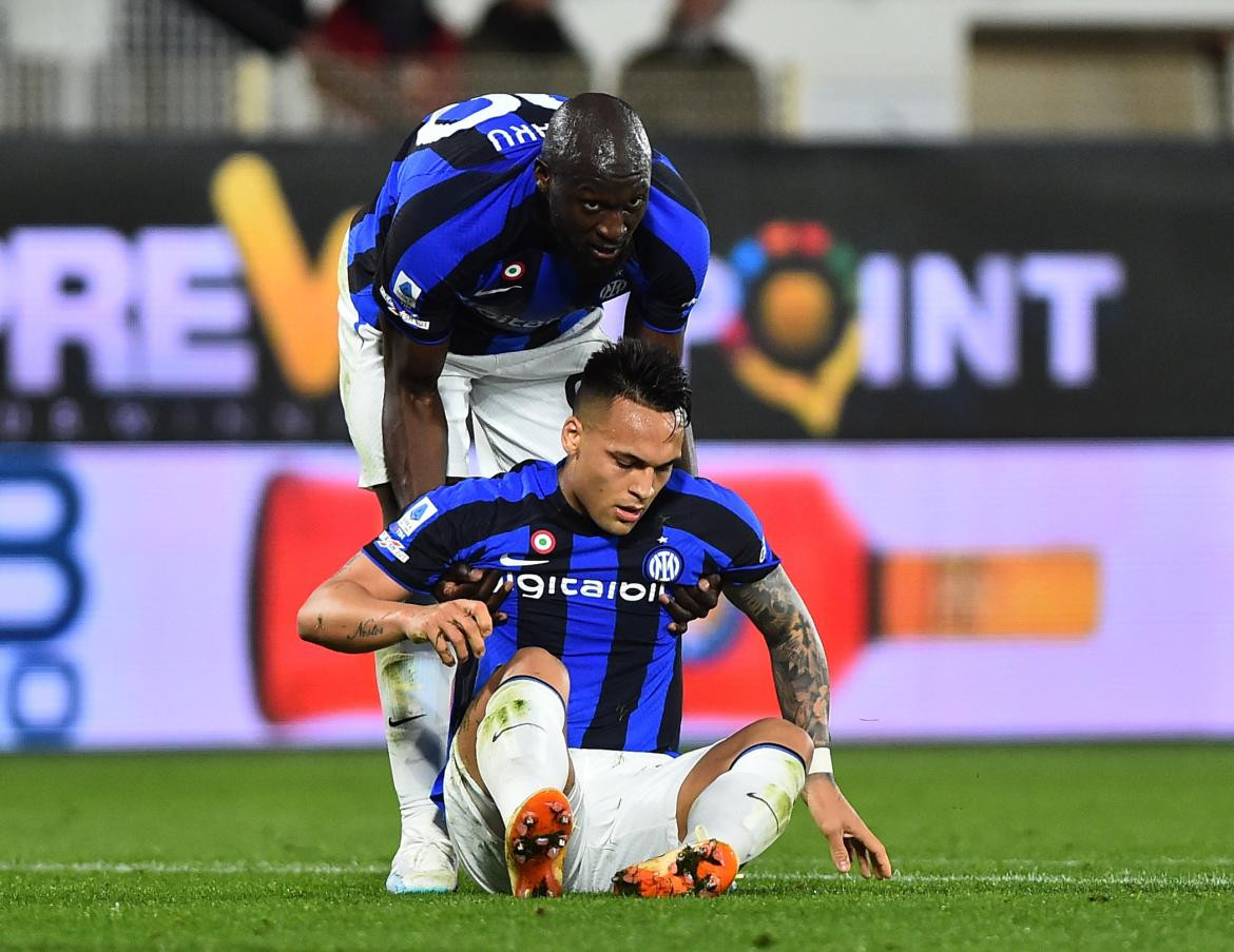 Lautaro Martínez; Inter de Milán vs. Spezia. Foto: Reuters.