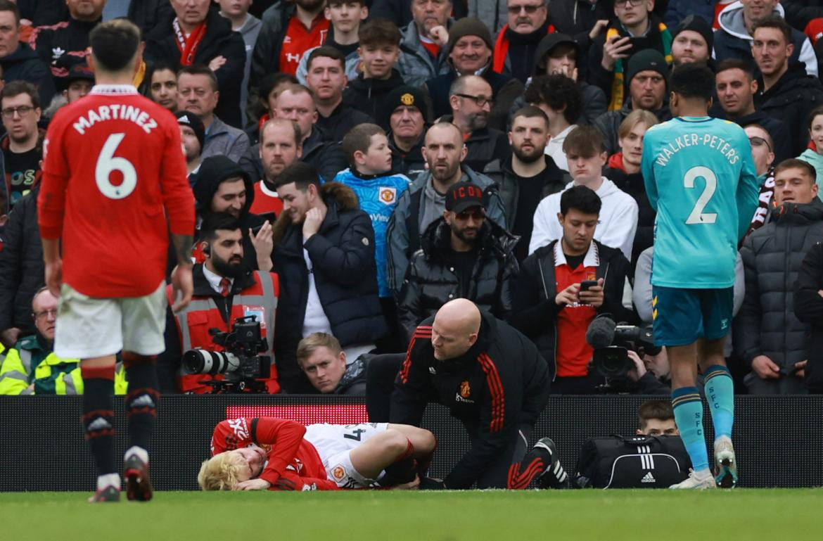 Alejandro Garnacho; Manchester United vs. Southampton. Foto: Reuters.