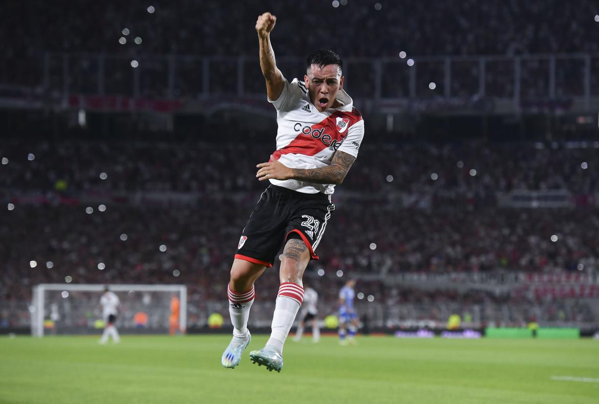 Esequiel Barco; River Plate vs. Godoy Cruz. Foto: Télam.