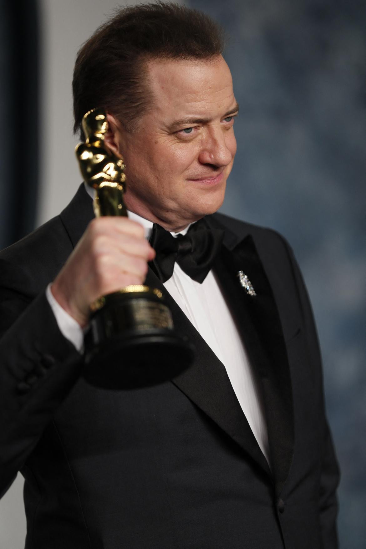 Brendan Fraser se quedó con la terna a Mejor Actor por The Whale. Foto Reuters.