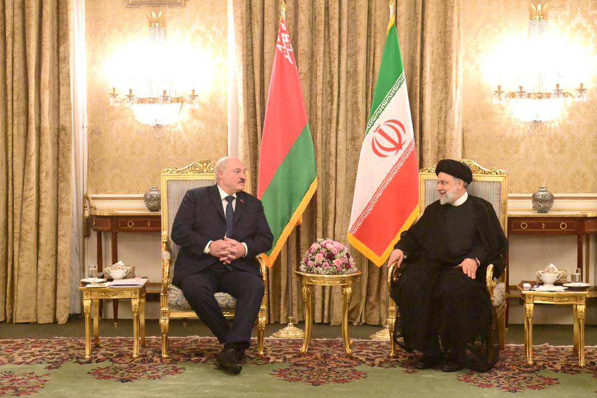 Alexander Lukashenko y Ebrahim Raisi. Foto: Reuters. 