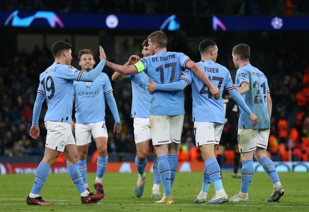 Manchester City, Champions League. Foto: EFE