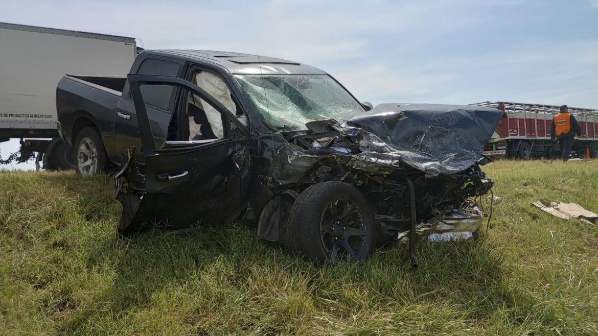 Accidente de tránsito del hijo de Ramón Diaz. Foto: Télam