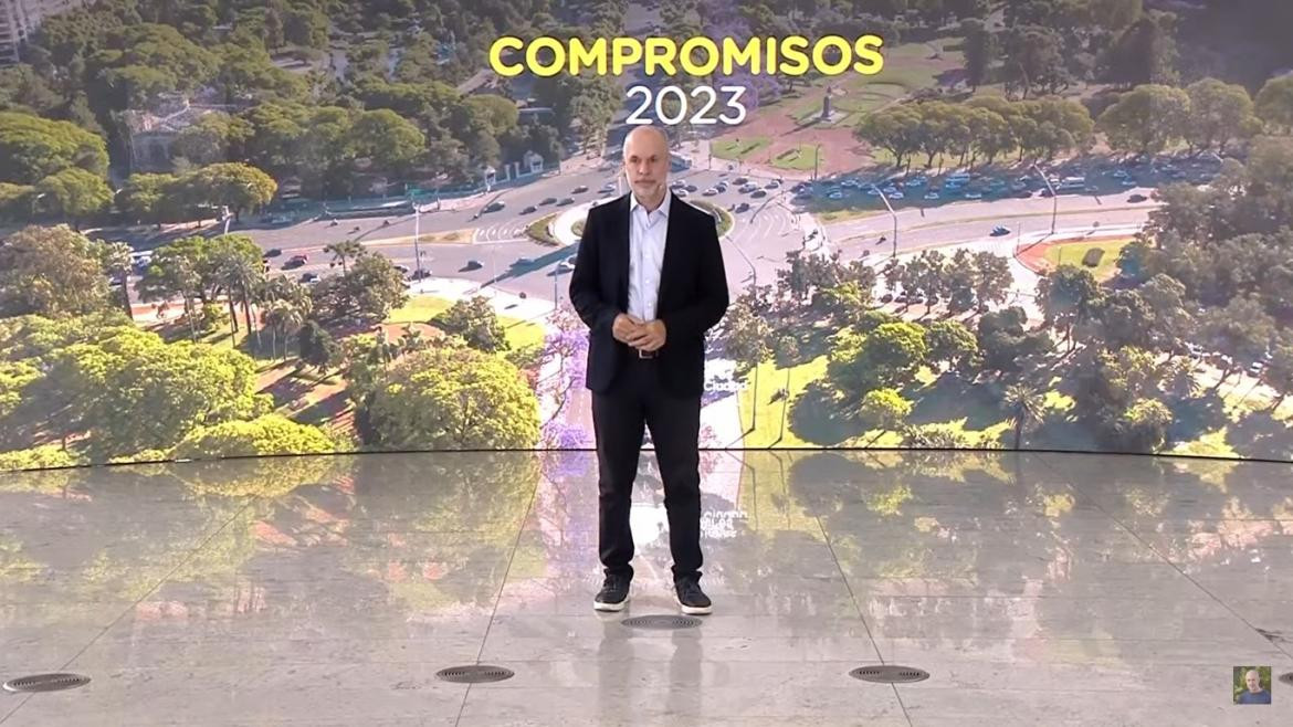 Horacio Rodríguez Larreta, jefe de Gobierno de CABA, foto captura