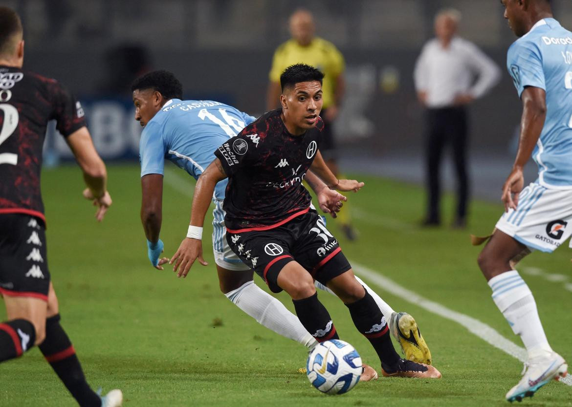 Copa Libertadores, Sporting Cristal vs Huracán. Foto: NA.