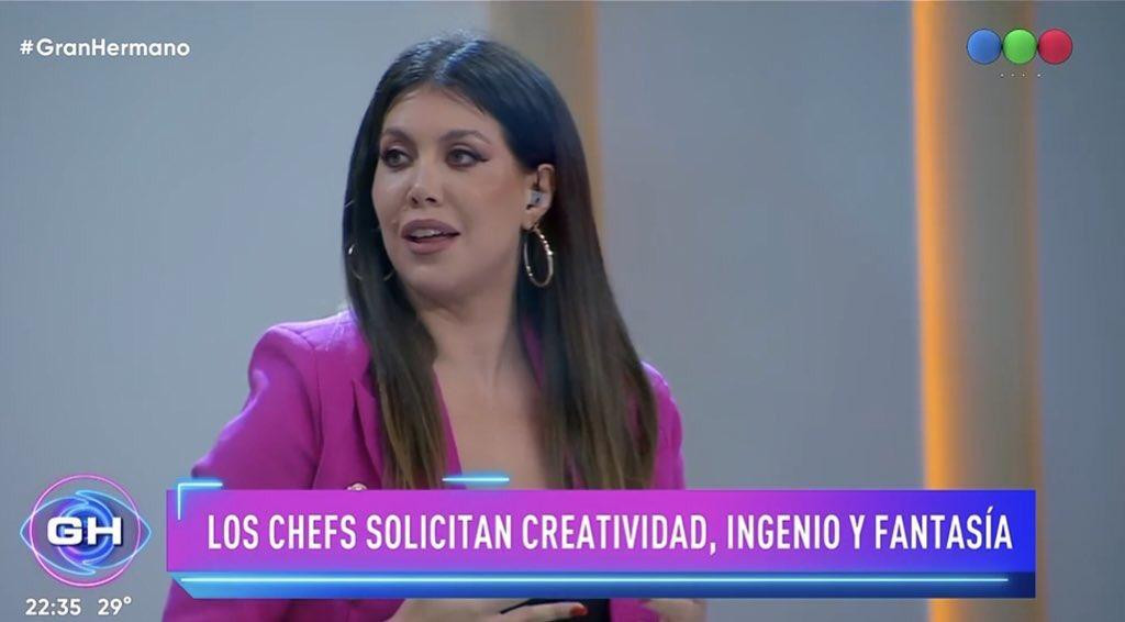 Wanda Nara en Gran Hermano. Foto: Captura de pantalla.