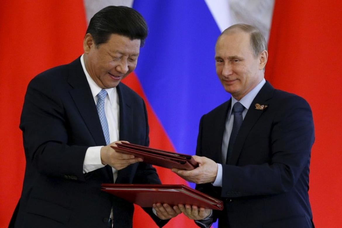 Vladimir Putin y Xi Jinping. Foto: REUTERS