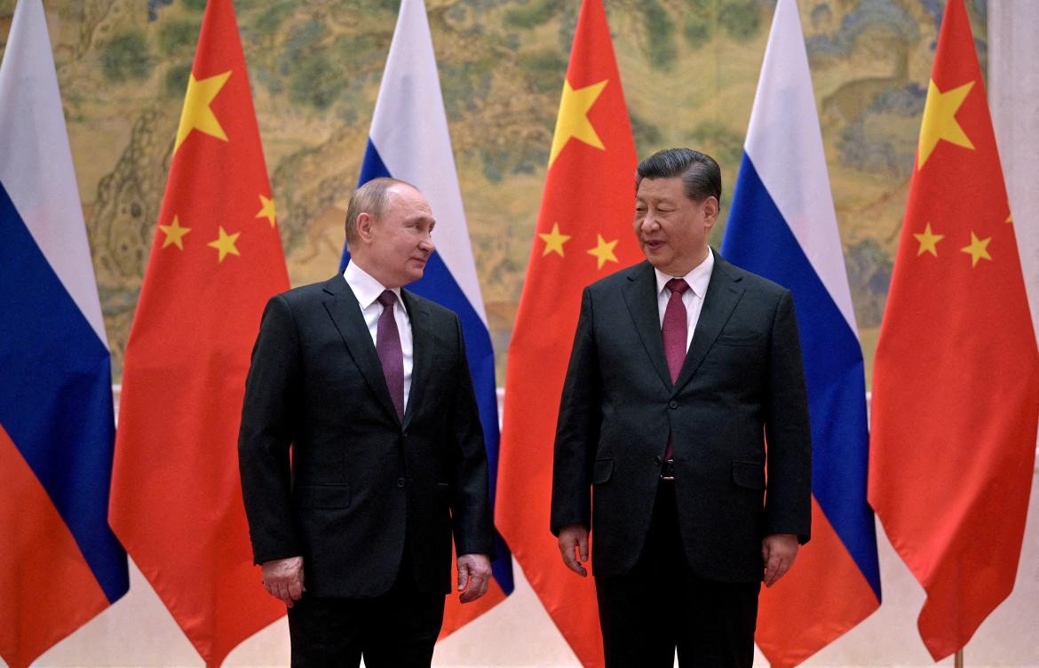 Vladimir Putin y Xi Jinping. Foto: Reuters.