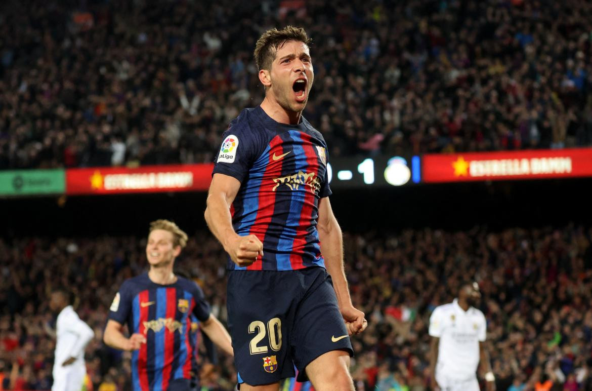 Sergi Roberto; Barcelona. Foto: Reuters.