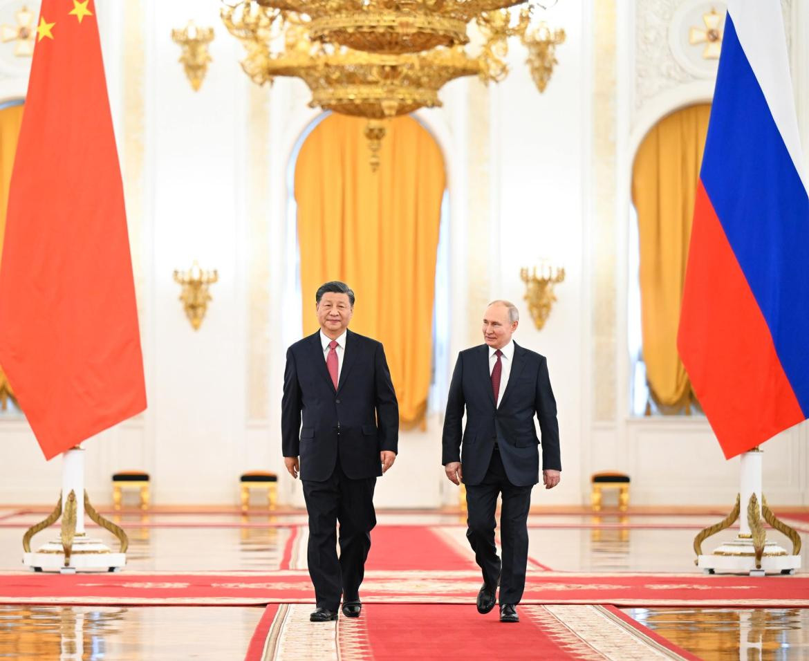 Xi Jinping y Vladimir Putin. Foto: EFE. 