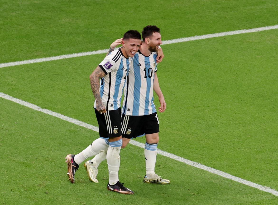 Enzo Fernández, Selección Argentina. Foto: REUTERS