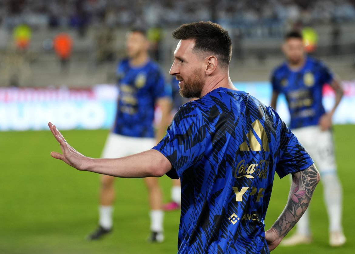 Lionel Messi; Argentina-Panamá. Foto: NA.