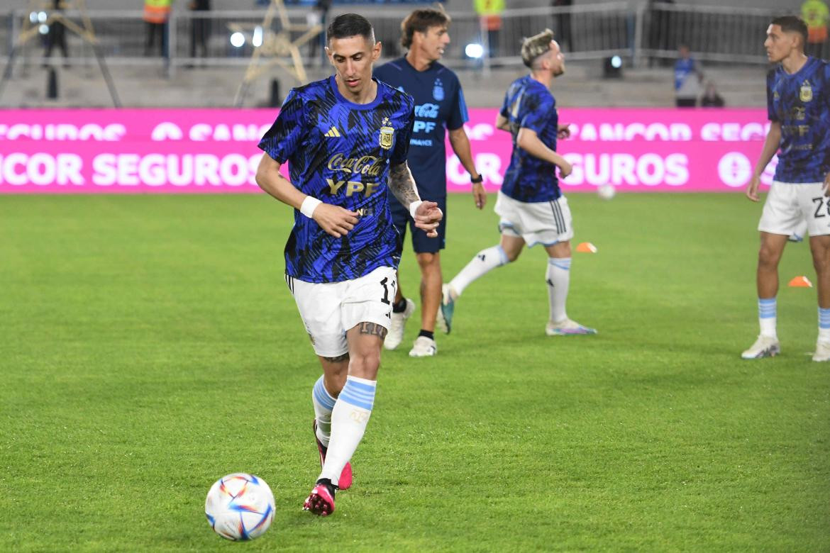 Ángel Di María; Argentina vs. Panamá. Foto: Télam.