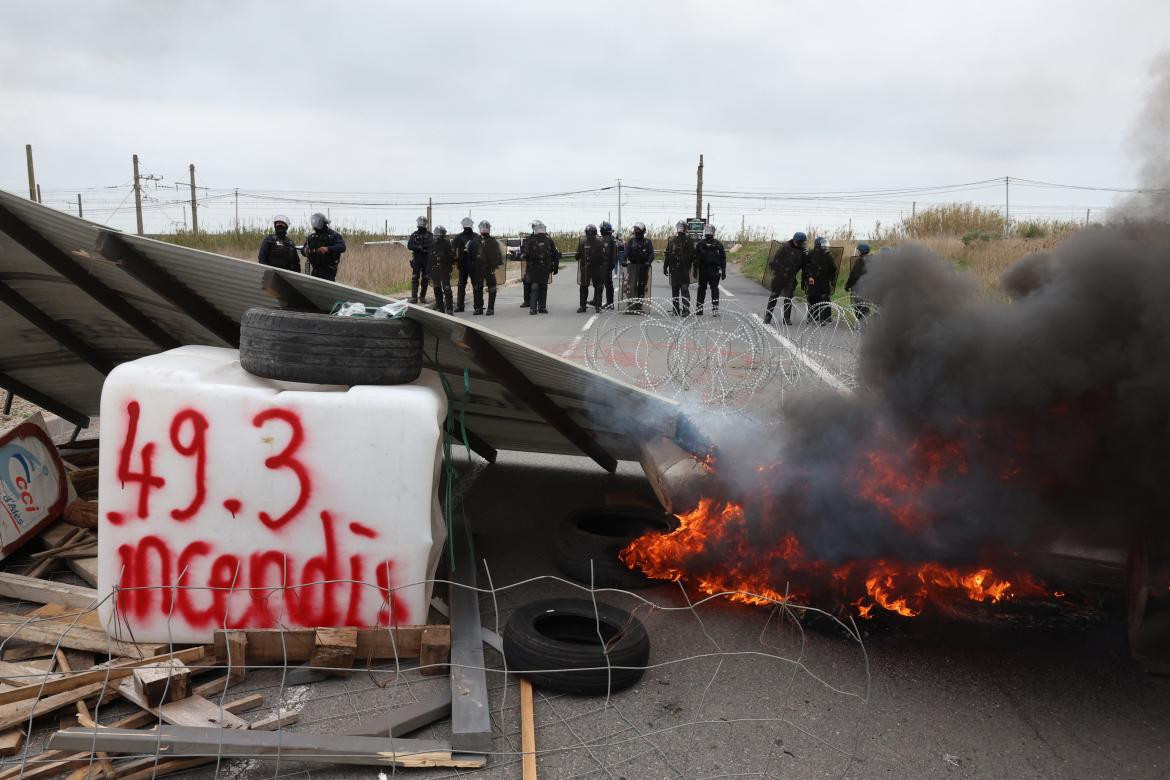 Protestas en París. Foto: Télam