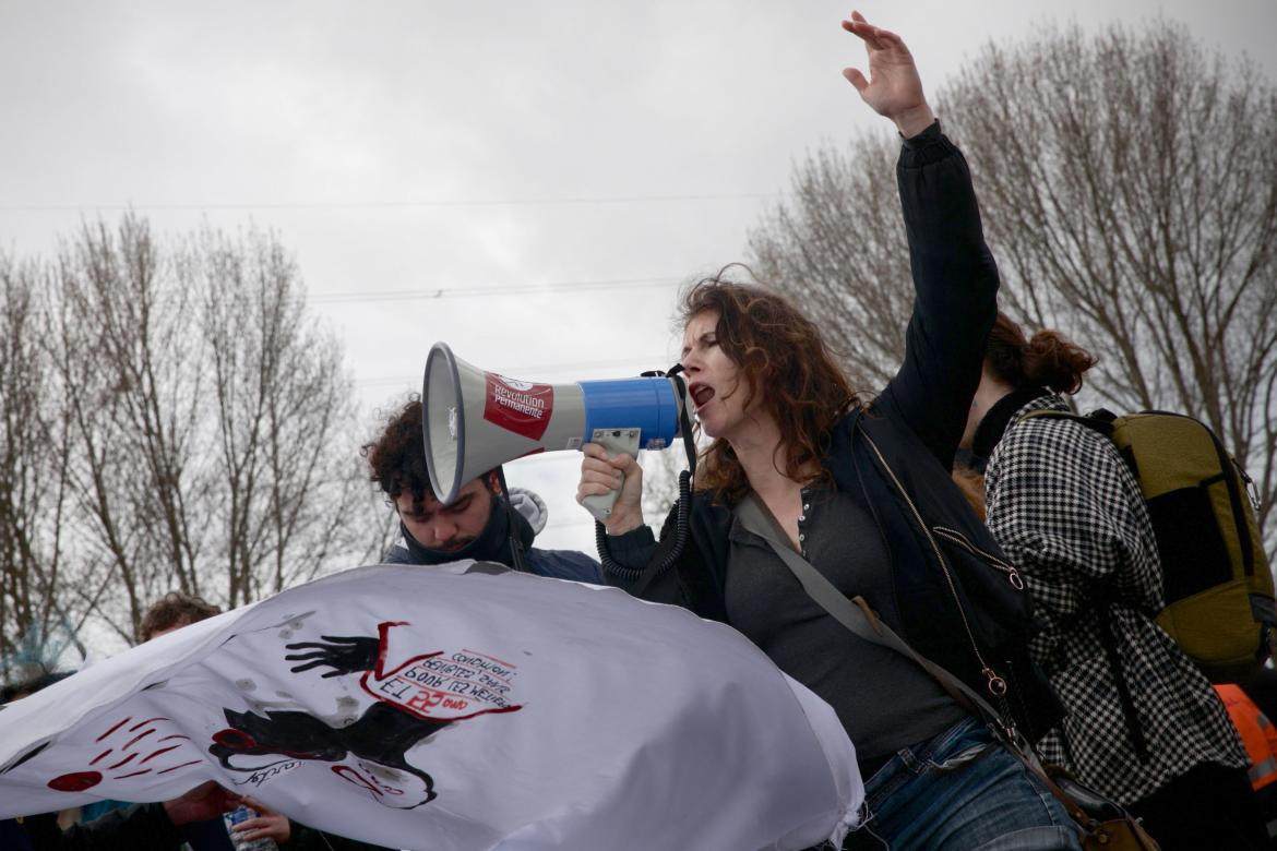 Protestas en París. Foto: Télam