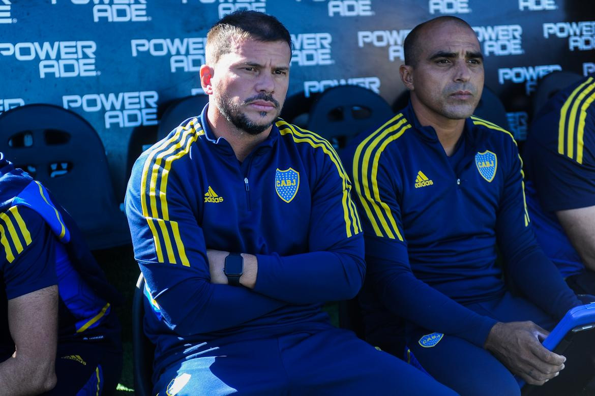 Mariano Herrón; Barracas Central vs. Boca Juniors. Foto: Télam.