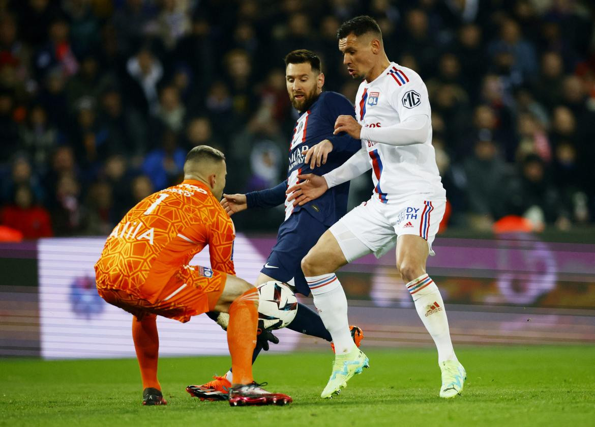 Lionel Messi; PSG vs. Olympique de Lyon. Foto: Reuters.