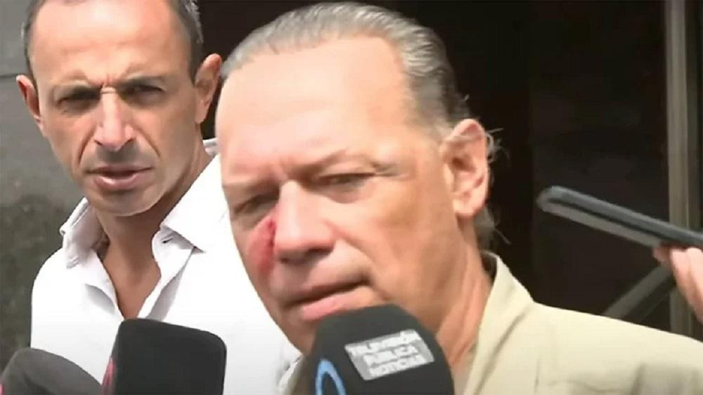 Declaraciones de Sergio Berni tras las agresiones, foto captura de pantalla