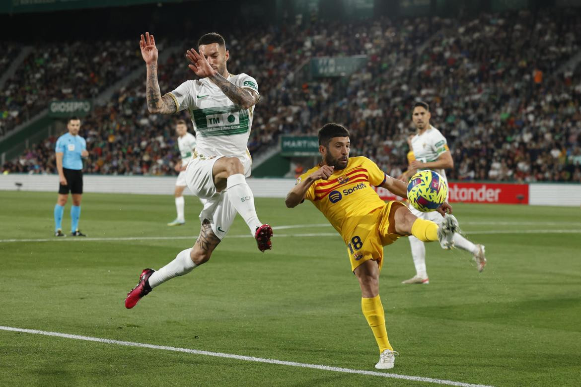 Jordi Alba; Barcelona. Foto: EFE.