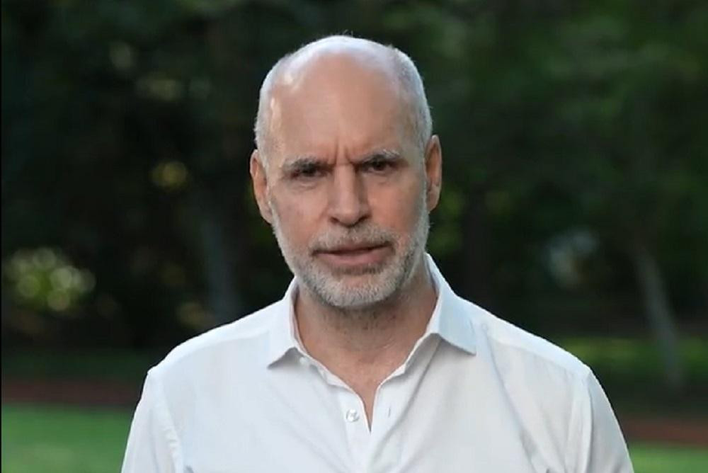 Anuncio de Horacio Rodríguez Larreta. Foto: captura de video