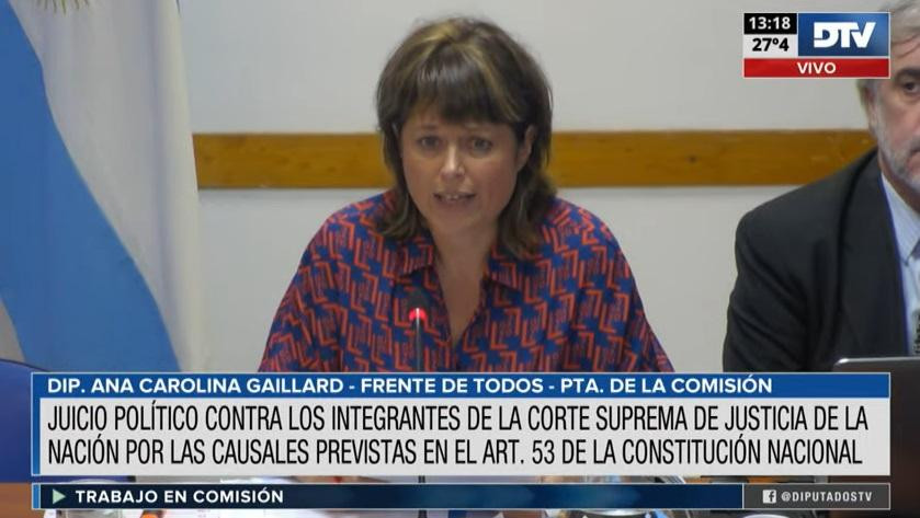 Comisión en Diputados, DTV