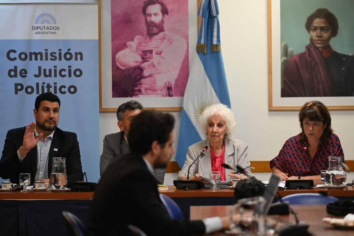 Estela de Carlotto y Germán Garavano expusieron en el juicio político a la Corte Suprema, dtv