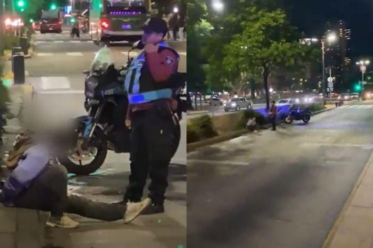 Un hombre apuñaló a un inspector de colectivos. Foto: Twitter.