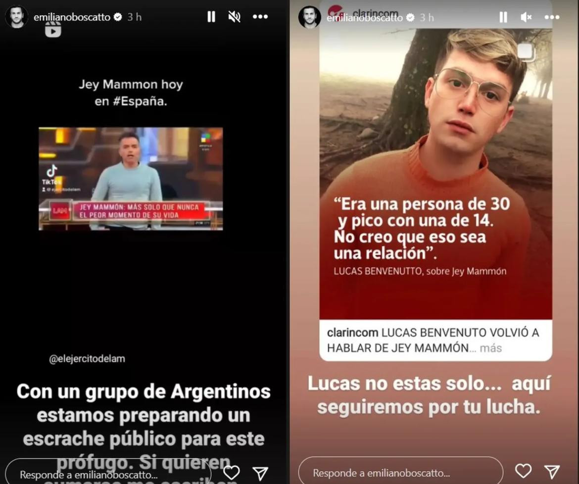 Preparan un escrache contra Jey Mammon. Foto: Instagram.