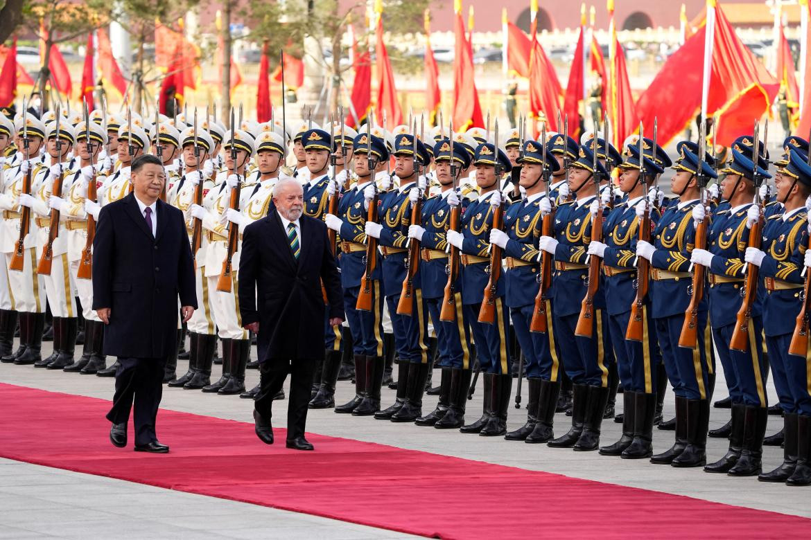 Lula da Silva y el presidente chino Xi Jinping en Beijing_Reuters