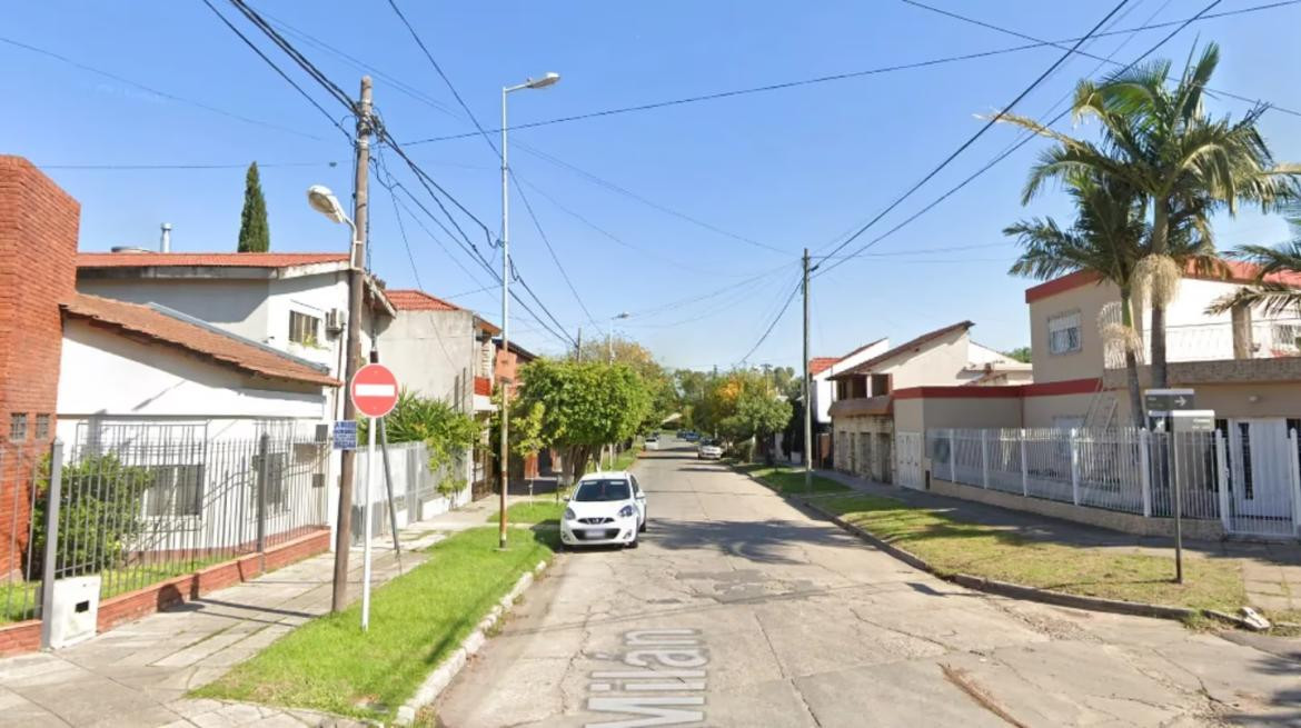 El lugar donde ocurrió el matricidio en Haedo. Foto: Google Maps