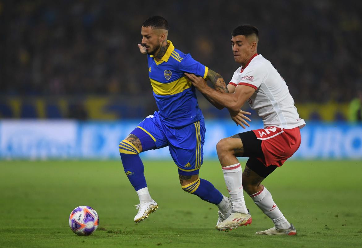 Darío Benedetto; Boca Juniors vs. Estudiantes de La Plata. Foto: Télam.