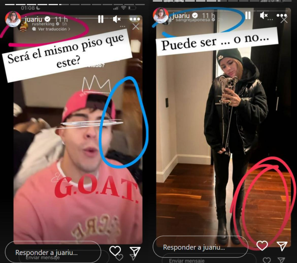 Las historias de Juariu. Foto: Instagram.