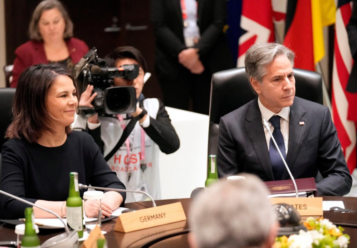 Ministros del G7 en Hiroshima. Foto: Reuters