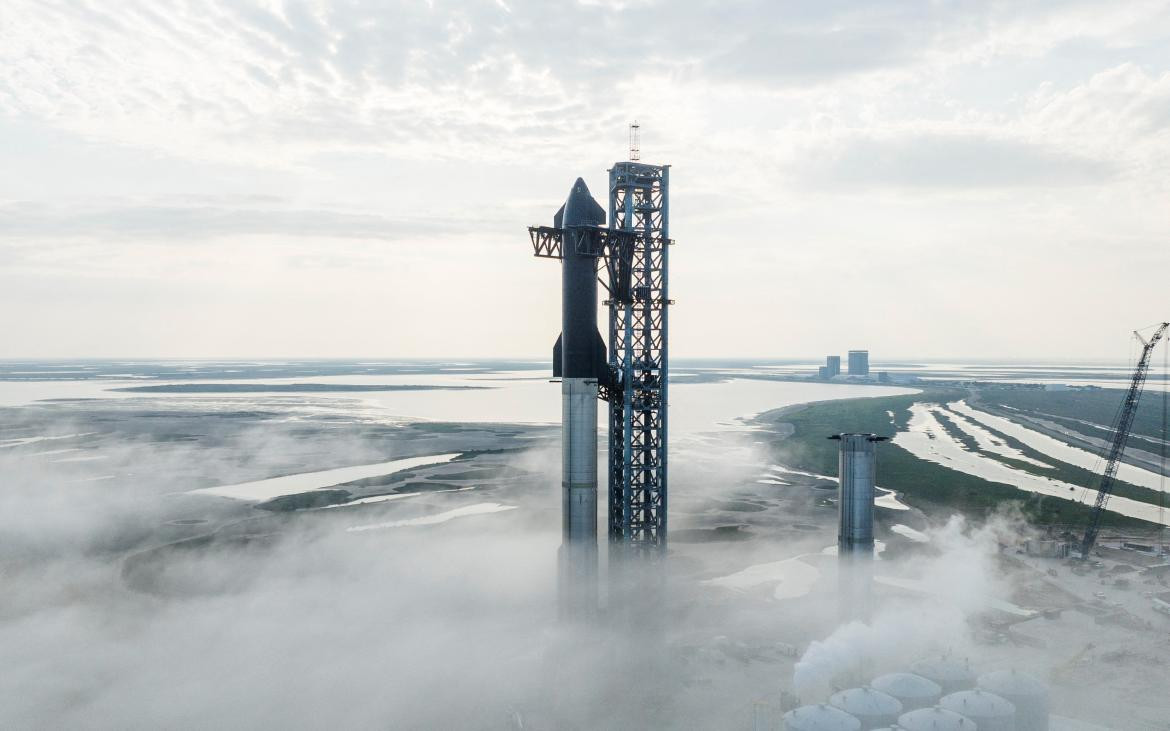 Starship lanzándose al espacio. Foto: Reuters.