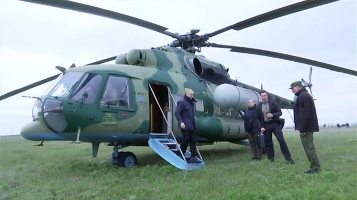 Putin visita Jersón y Lugansk. Foto: EFE.