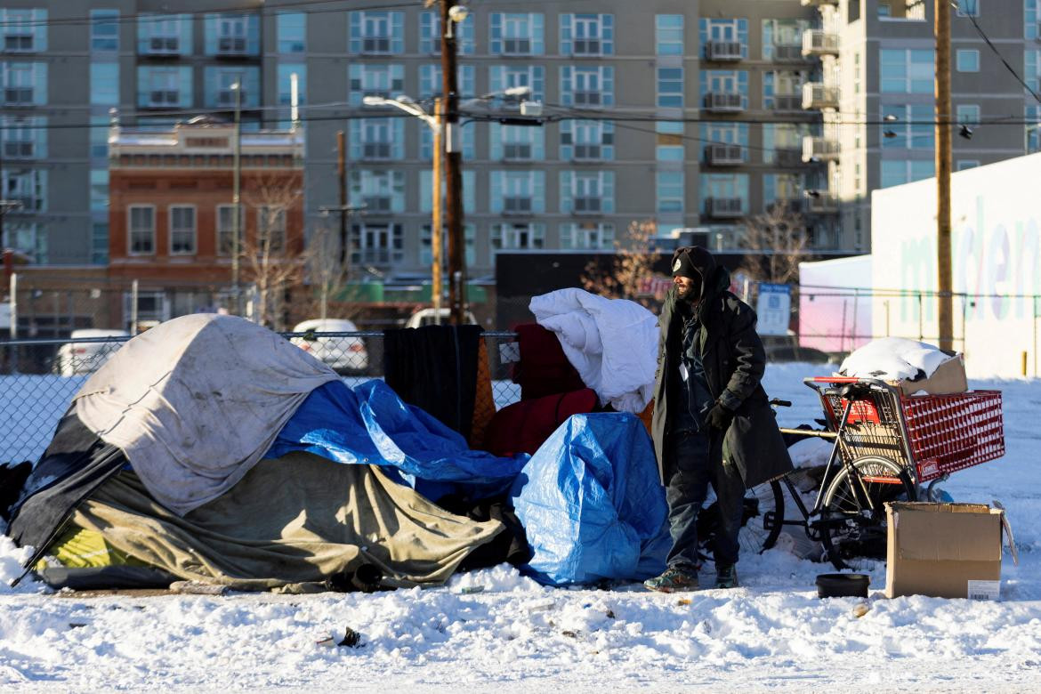 Vagabundos en las calles de EEUU. Foto: Reuters