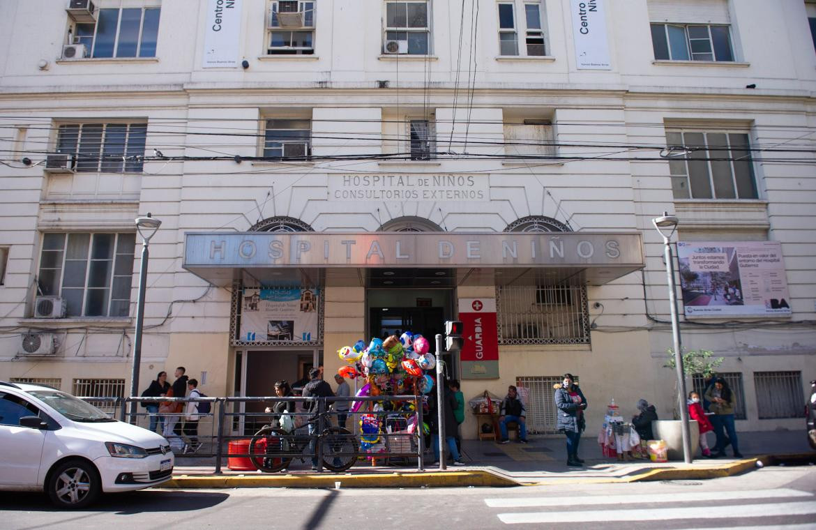 Hospital de Niños Ricardo Gutiérrez. Foto: Télam.