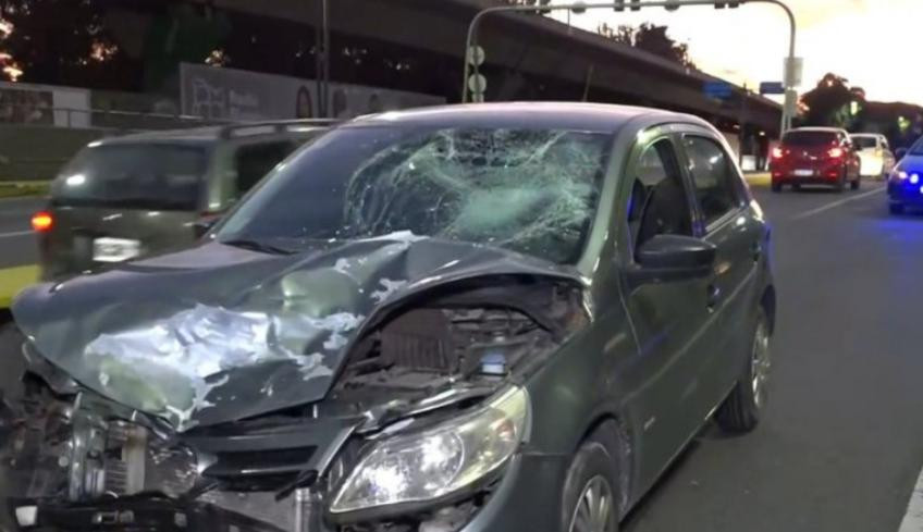 Conductor se metió en contramano en el Túnel del Libertador. Foto: NA.